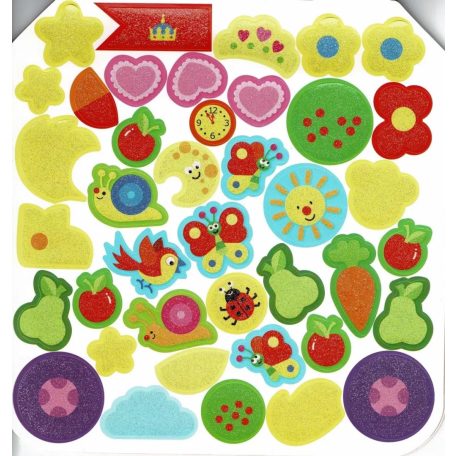 Mókás matricák 1. - rózsaszín 