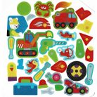 Mókás matricák 2. - kék 