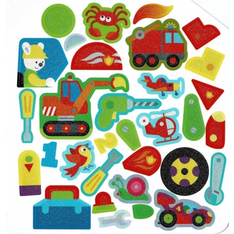 Mókás matricák 2. - kék 