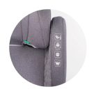 Chipolino Cyber autósülés 100-150cm - platinum