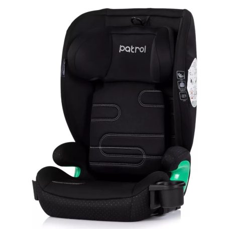 Chipolino Patrol autósülés Isofix 100-150cm - noir