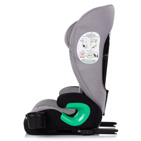 Chipolino Patrol autósülés Isofix 100-150cm - platinum 