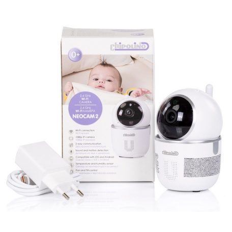 Chipolino Neocam 2 videós digitális bébiőr ip kamera - white