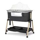 Lorelli Layla 2 az 1-ben babaöböl és járóka - Black / wooden