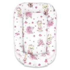 Baby Shop babafészek 55x75 cm - Balerina maci (nem fodros)