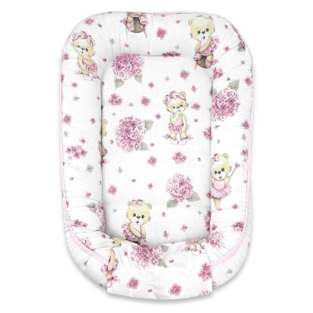 Baby Shop babafészek 55x75 cm - Balerina maci (nem fodros)