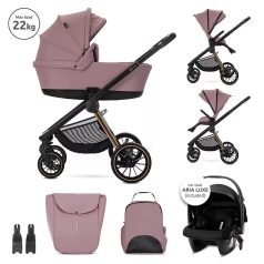 Lorelli Bianca 3az1-ben újszülött babakocsi - Pink