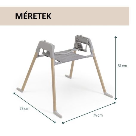 Chicco Lullaglide Stand állvány
Mózeskosárhoz, gyerekülésekhez, babakocsi sportrészhez - Natural