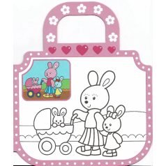 Füles kifestő matricákkal - 3. Babakocsi 