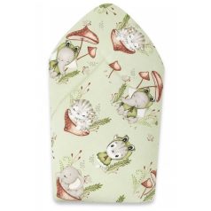 Baby Shop pólyatakaró 75x75cm -  zöld béka