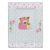 Babastar puha pelenkázó lap 50*70 cm - It's a girl ! maci cumisüveg szürke