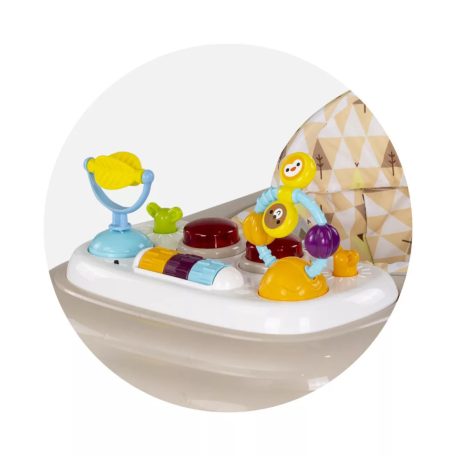 Chipolino Baby Steps zenélő bébikomp - Beige