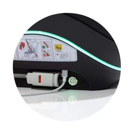 Chipolino Genesis Smart I-Size Isofix ülésmagasító 125-150 cm hőszabályozással - Platinum