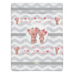 Babastar puha pelenkázó lap 50*70 cm - Macipár szürke 