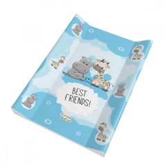   Babastar puha 2 ékes pelenkázó lap 50*70 cm - Best friend's ! kék
