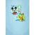 Disney Mickey és Plútó wellsoft béléses pamut babatakaró  70x90cm - kék