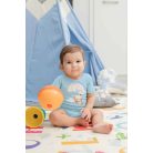 Rövid ujjú baba body kék maci (50)