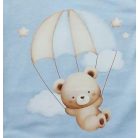 Rövid ujjú baba body kék maci (50)