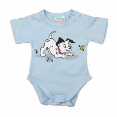 Rövid ujjú kisfiú body 101 kiskutya mintával (68) - kék