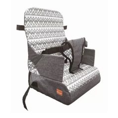   Dreambaby Grab 'n go textil székmagasító utazószék háttámlás székre - zig-zag grey