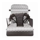 Dreambaby Grab 'n go textil székmagasító utazószék háttámlás székre - zig-zag grey