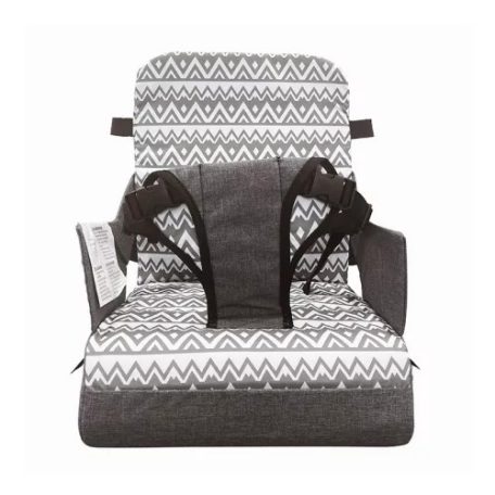 Dreambaby Grab 'n go textil székmagasító utazószék háttámlás székre - zig-zag grey