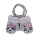 Yo!club téli kesztyű 12 cm - szürke/kutya