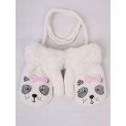 Yo!club téli kesztyű 12 cm - ekrü/kutya