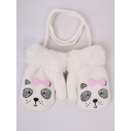 Yo!club téli kesztyű 12 cm - ekrü/kutya