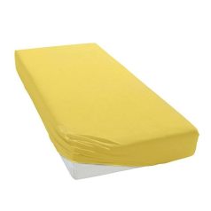   Baby Shop pamut,gumis lepedő 60*120 - 70*140 cm-es matracra használható - mustársárga