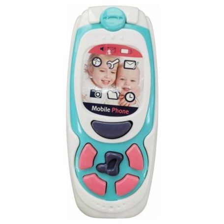 Chipolino Gyerekjáték mobiltelefon zenével és fénnyel - blue