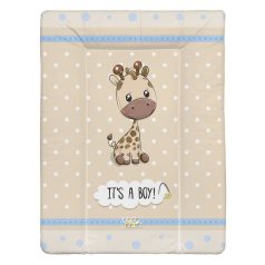   Babastar puha pelenkázó lap 50*70 cm - It's a boy ! zsiráf bézs