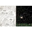 Rejtőzködő kedvencek - Kifestőfüzet kaparós és színezős oldalakkal