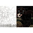 Rejtőzködő kedvencek - Kifestőfüzet kaparós és színezős oldalakkal