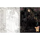 Rejtőzködő hercegnők - Kifestőfüzet kaparós és színezős oldalakkal 