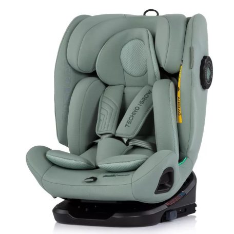Chipolino Techno iGrow autósülés Isofix 40-150cm - matcha