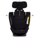 Chipolino Techno iGrow autósülés Isofix 40-150cm - noir 