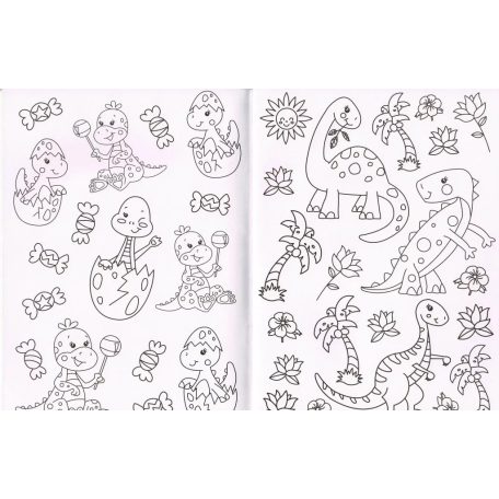 Gyémántos kifestő - Dinoszauruszok 