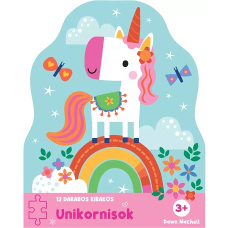 12 darabos kirakós - Unikornisok 