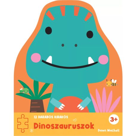 12 darabos kirakós - Dinoszauruszok 

