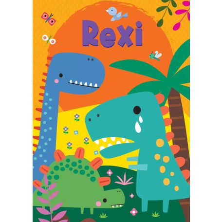 12 darabos kirakós - Dinoszauruszok 
