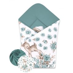Baby Shop kókuszpólya 75x75cm - menta őzike