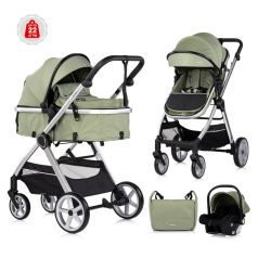   Chipolino Vista 3:1 babakocsi mózessé alakítható sportrésszel - Basil