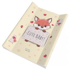   Babastar puha 2 ékes pelenkázó lap 50*70 cm - Barack szívecskés róka 