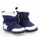 Yoclub Bébi Cipő 0-6 hó - Kék Fehér Csillaggal