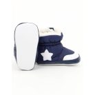 Yoclub Bébi Cipő 0-6 hó - Kék Fehér Csillaggal
