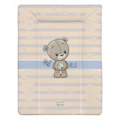   Babastar puha pelenkázó lap 50*70 cm - Kék maci + pillangó 