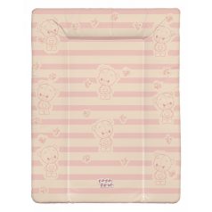   Babastar puha pelenkázó lap 50*70 cm - Rózsaszín apró maci + pillangó