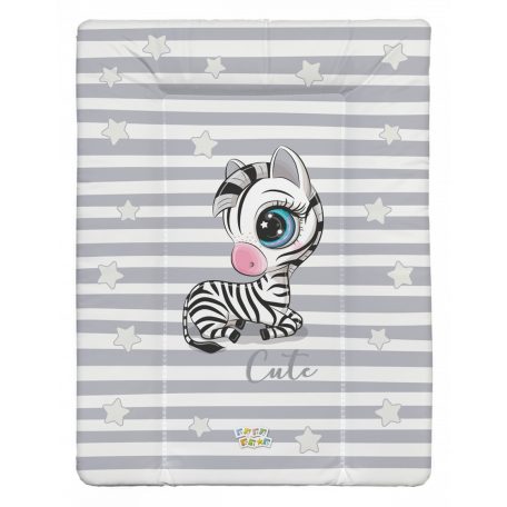 Babastar puha pelenkázó lap 50*70 cm - Szürke zebra