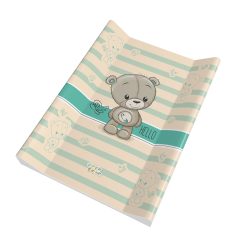   Babastar merev pelenkázó lap 50*80 cm - türkiz maci + pillangó 